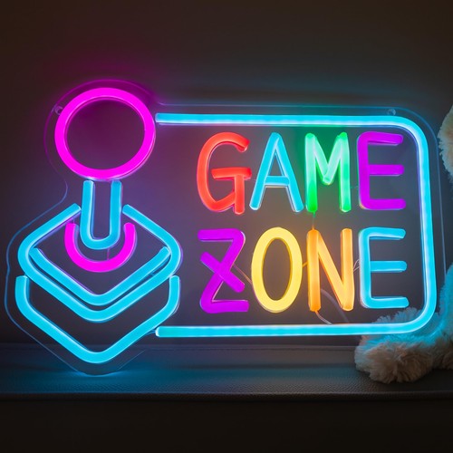 Game zone neon sign for - game,
