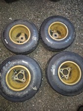 Mojo Cadet Karting Wet Tyres on rims Inter Cadet Honda R200