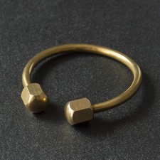 Solid Brass Key Holder Screw Lock Key Ring Clip Keyring Hook EDC Organizer 