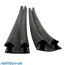 AirTech-UK Double Diamond Cold Room Door Gasket Seal Black with Fixing per meter