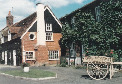 Postcard village pump orford - postcard,