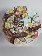 Coalport Collector's Display Plate "Little Owl", Dated 1990