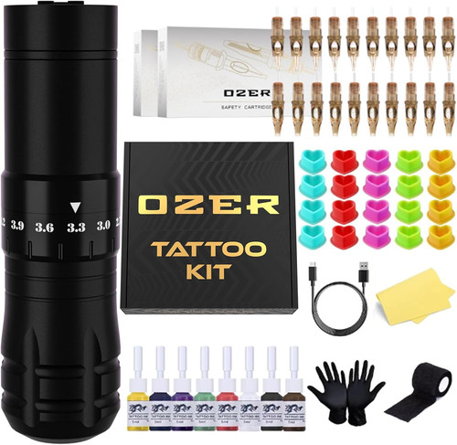 Tattoo gun set including - tattoo,
