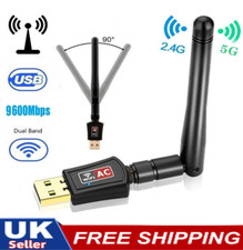9900Mbps Wireless USB WiFi Adapter Dongle LAN 802.11/b/g/n 2.4Ghz Laptop PC