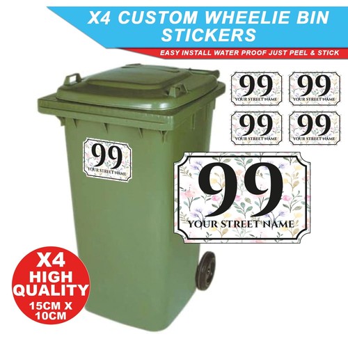 Custom personalised floral - 4x,
