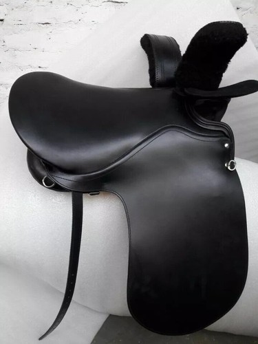 Leather english side saddle - side,