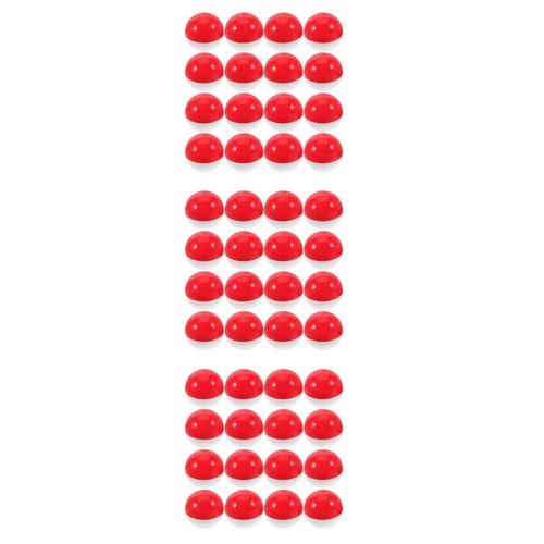 75pcs clear round plastic - 75pcs,