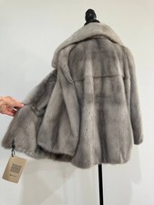 New Real Mink FUR Natural coat