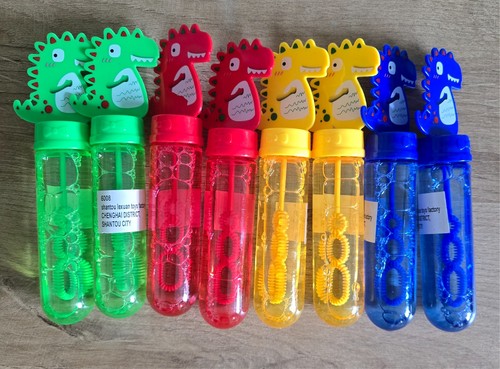 Dinosaur bubble tubes 4 - 8x,
