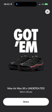 Nike Air Max 95 x Undefeated
