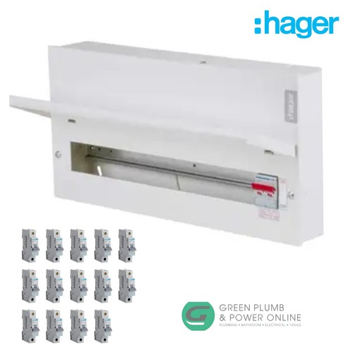 Hager 20way 100amp - , mainswitch