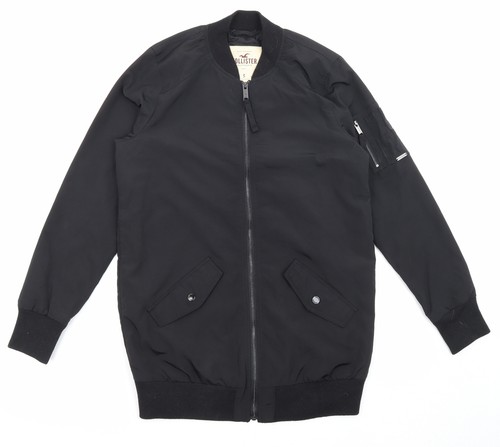 Hollister mens black jacket - black,