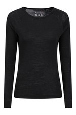 Mountain Warehouse Women's Thermal Base Layer Ladies Lightweight Merino Top