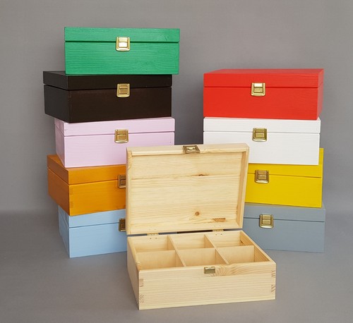 Wooden compartment tea bag - 6,