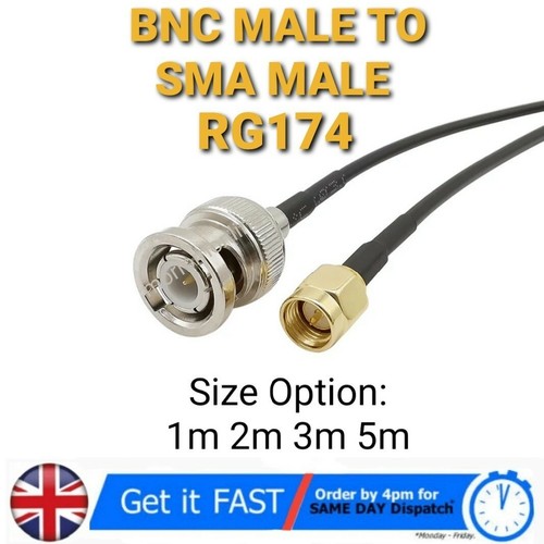 Bnc male sma - sma, pigtail