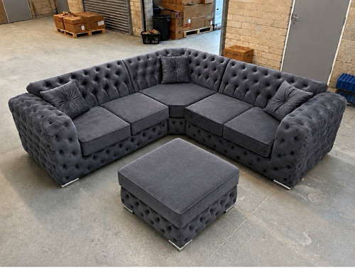 Rahman sofas steel - steel, plush