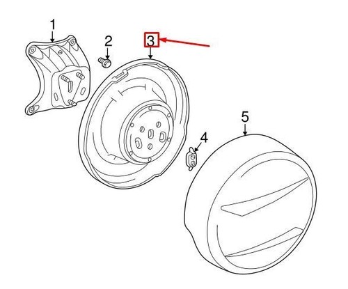 Toyota rav4 xa20 spare wheel - toyota,