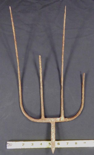 Antique rustic tine - rustic, 4-tine