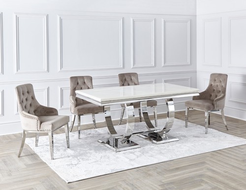 Cream marble dining - cream,