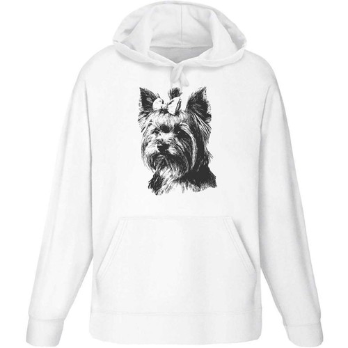 Yorkshire terrier with bow - with, bow'