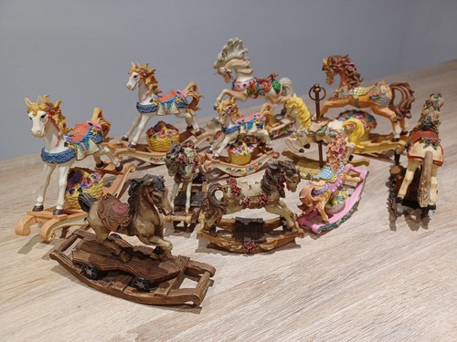 Vintage carousel rocking - rocking, horse