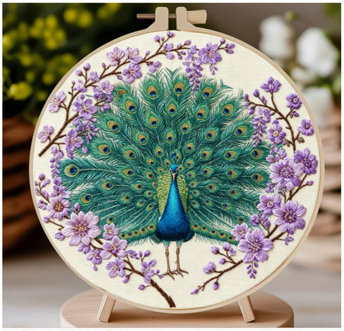 Embroidery hoop kit 20cm - embroidery,