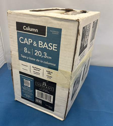 Turncraft column cap base - column, &