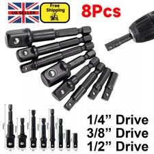 8pcs For 1/4" 3/8" 1/2" Socket