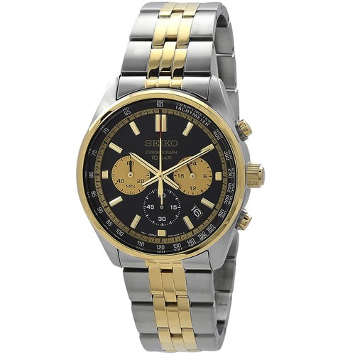 Seiko chronograph quartz black - seiko,
