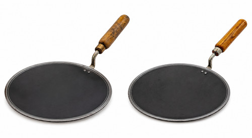 Iron roti tawa round - iron, flat