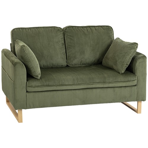Homcom seater sofa corduroy - seater,
