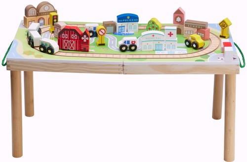 Kids train table - kids, set