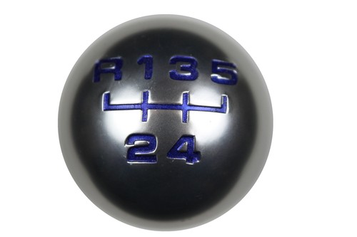 Silver round gear shift - silver, r1