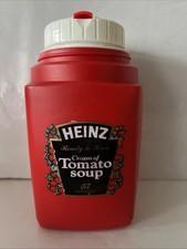Vintage Thermos Roughneck Flask Heinz Tomato Soup 0.23L Sea - Sip Lid *No Cup