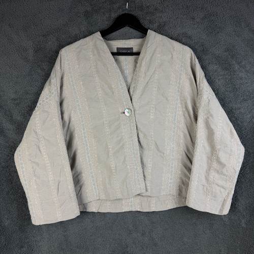 Oska jacket womens large beige - oska,