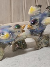 Vintage Jema Holland Lustre Birds Figurine