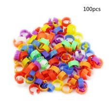 for Pigeon Leg Rings 100Pcs Chicken Hen Poultry for Dove Bird Duck Chicks Parrot