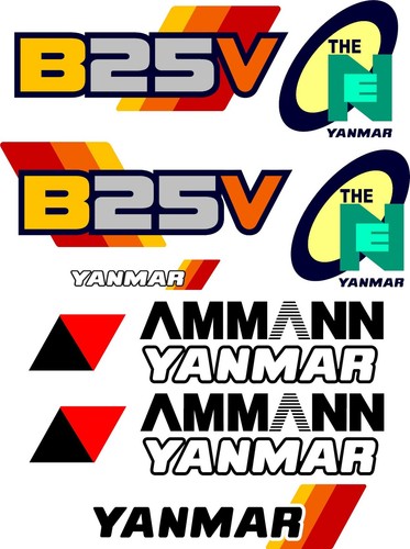 Yanmar b25v digger decal - yanmar,