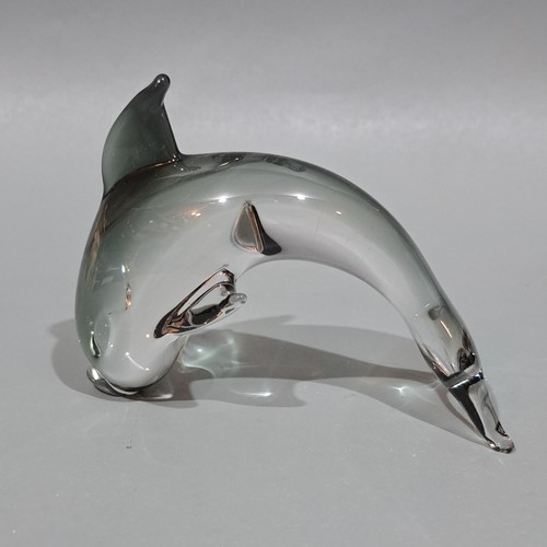 Murano art glass - glass, dolphin