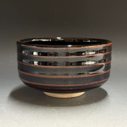 H283 japanese pottery chawan - japanese,