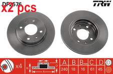 X2 PCS L&R SIDES BRAKE DISC