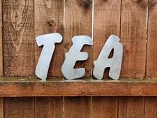 METAL LETTERS NUMBERS LARGE 10