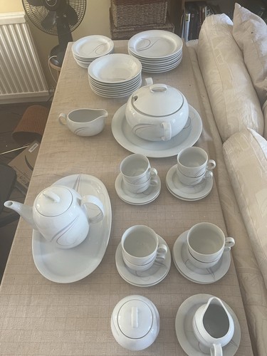 Vintage white dinnerware - vintage,