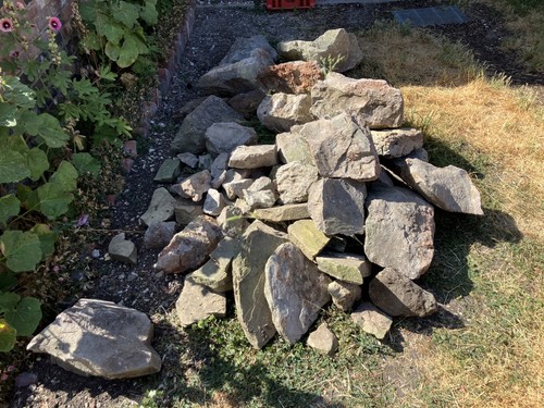 Rockery stones and - , boulders