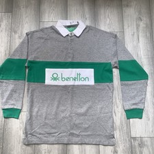 Benetton Rugby Shirt Medium 