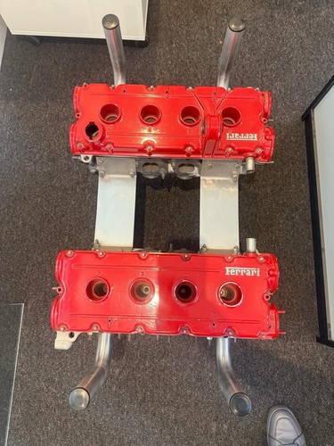 Ferrari red engine block - ferrari,