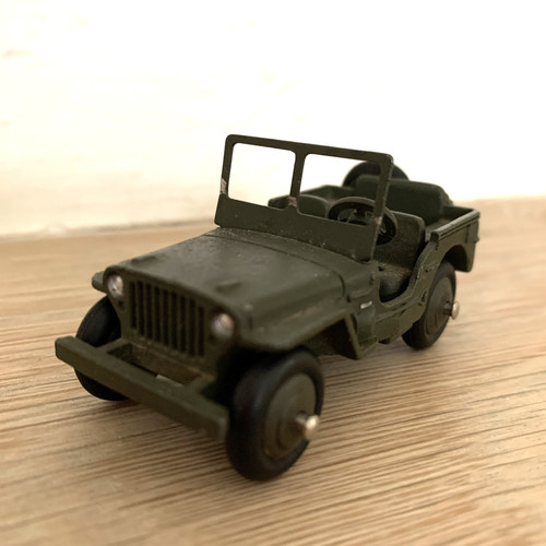 Dinky hotchkiss willys army - ,