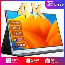  4K Portable Monitor, 15.6 inch HDR IPS LCE UHD screen for PC Phone PS Used