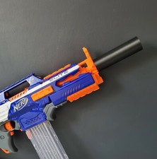 Nerf Silencer Mod Barrel Attachment / Extension for Rapidstrike, Modulus, Stryfe