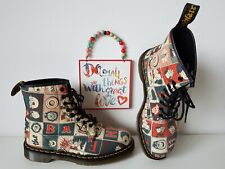 Beano Castel Canvas Dr Martens UK 8 E 42 US 10 Comic cartoon 1460 8 hole boots